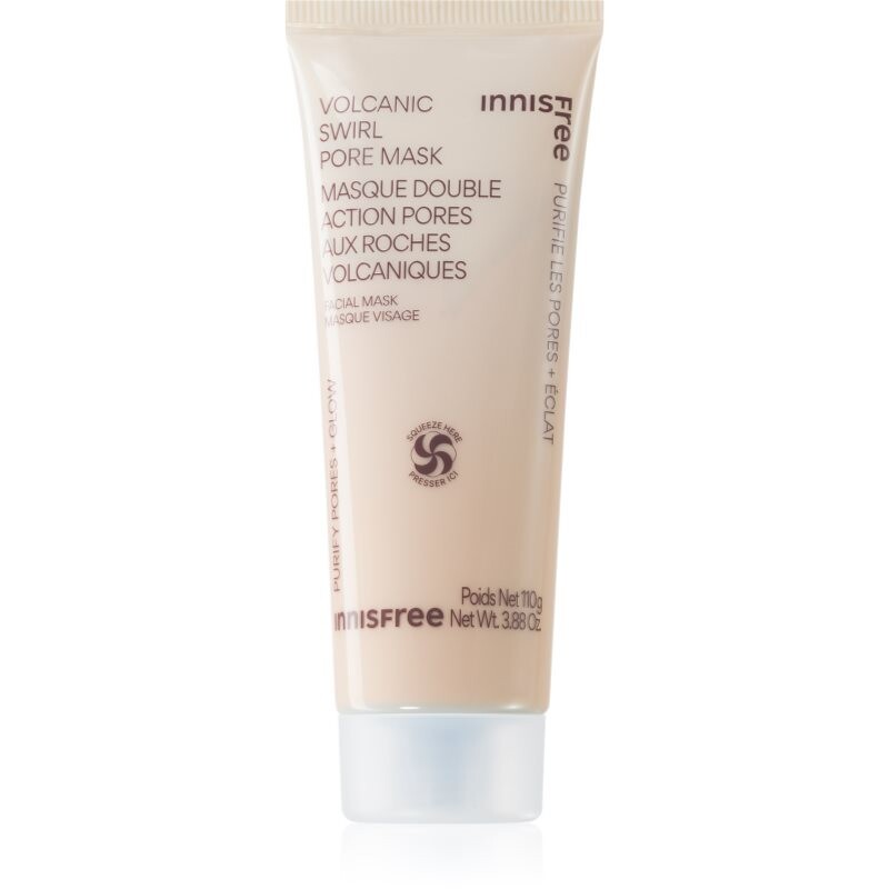 innisfree Volcanic Swirl Pore Mask ílová maska pre hydratáciu pleti a minimalizáciu pórov 110 g