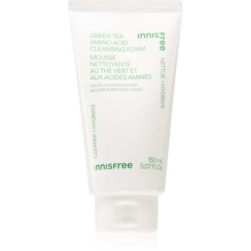 innisfree Green Tea Amino Acid Cleansing Foam jemná čistiaca pena s hydratačným účinkom 150 ml