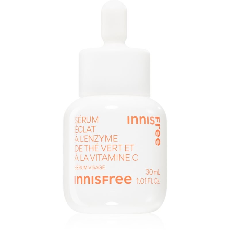 innisfree Green Tea Enzyme Vitamin C Brightening Serum rozjasňujúce sérum s vitamínom C pre zjednotenie farebného tónu pleti 30 ml