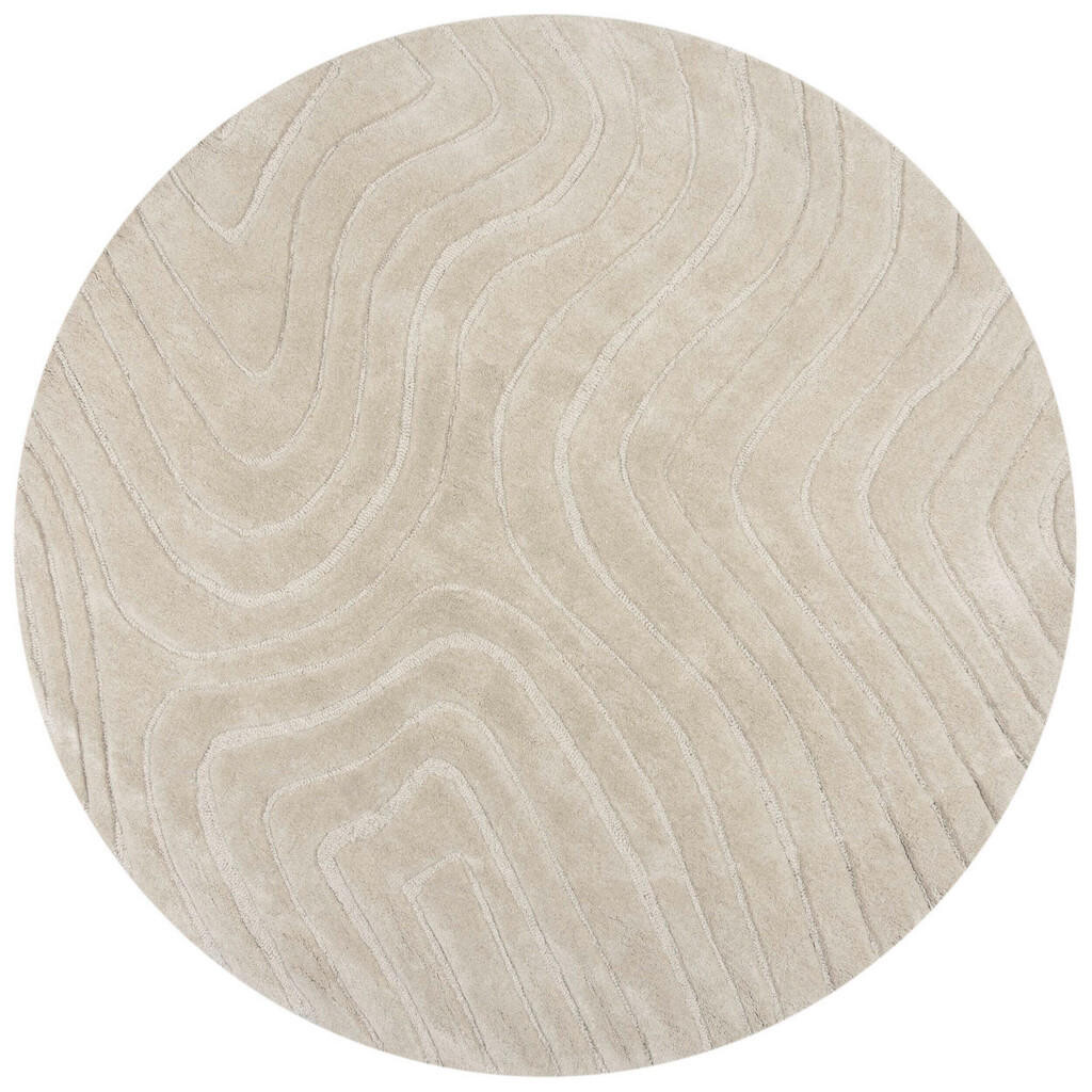 Flair Rugs VLNENÝ KOBEREC, 160/160 cm prírodná farba