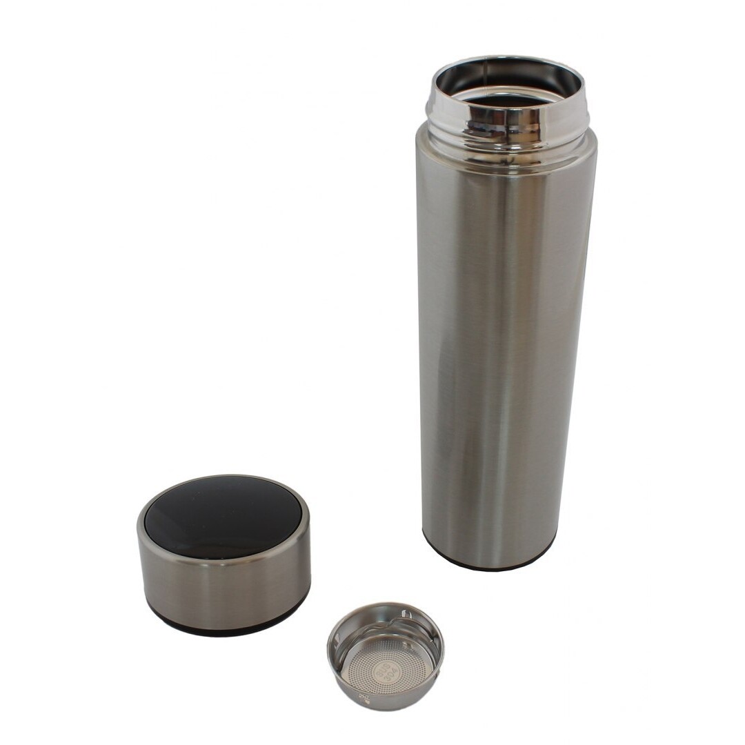 Termoska Smart s ukazovateľom teploty 500 ml - strieborná