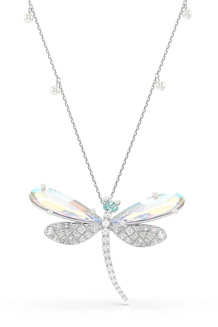 Swarovski náhrdelník s príveskom dámsky kovový s kryštálom Ariana Grande x Swarovski