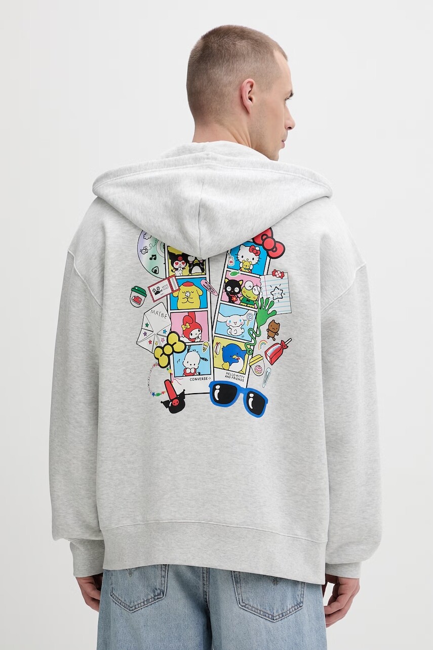 Converse Mikina na zips bavlnená x HELLO KITTY