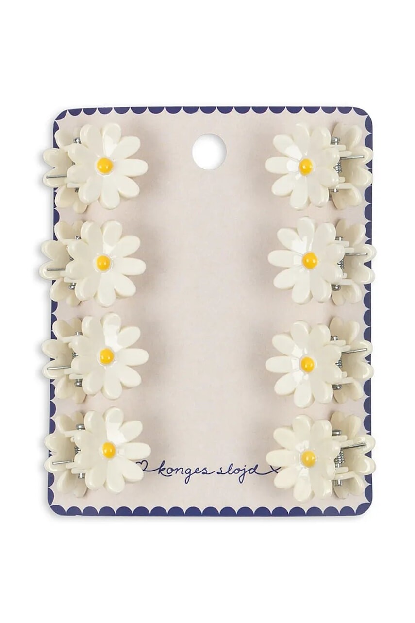 Konges Sløjd detské sponky do vlasov 8 pak DAISY MINI HAIR CLAW 8-pak