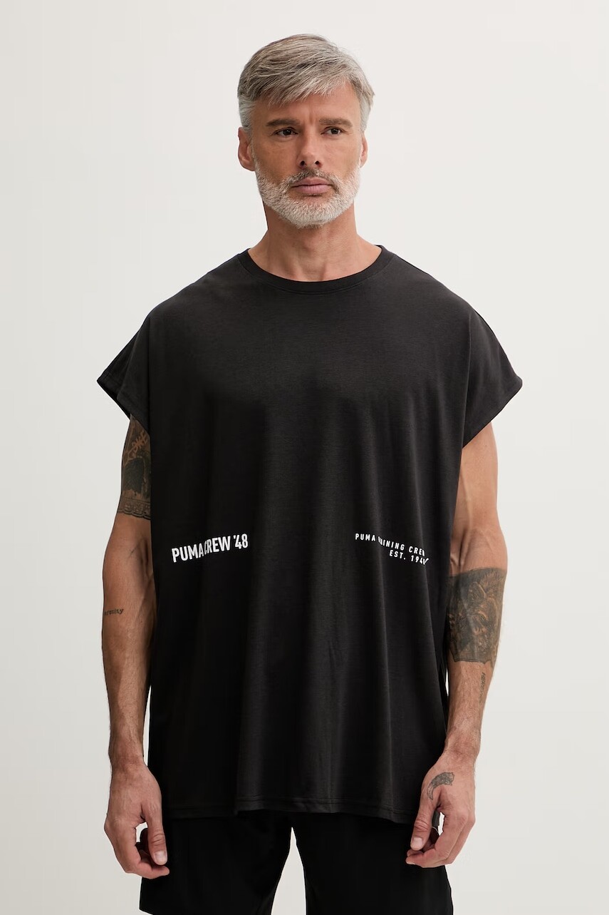 Puma tréningové tričko pánske GRAPHIC CUTOFF