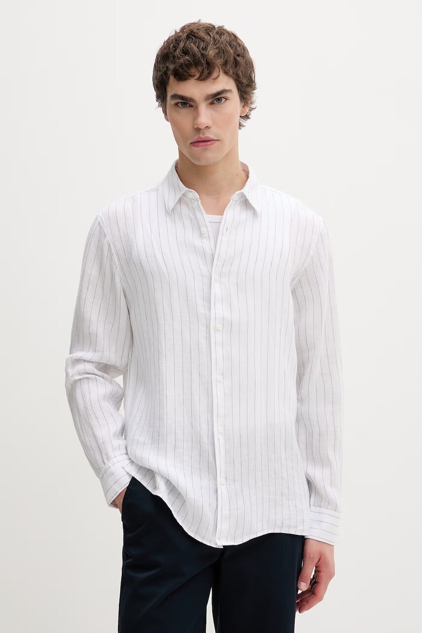 Calvin Klein košeľa pánska ľanová