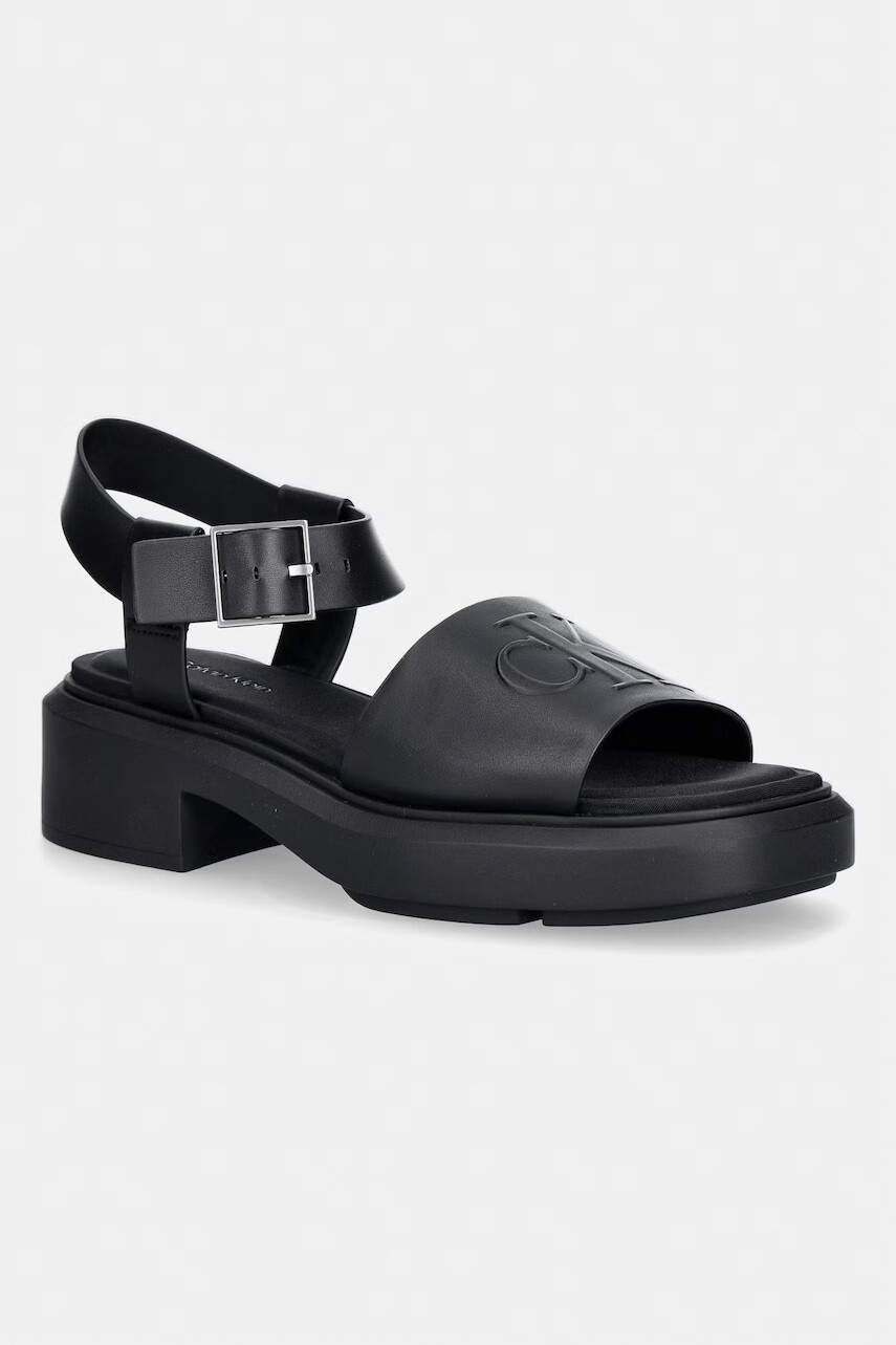 Calvin Klein sandále dámske CHUNKY SANDAL LTH MG