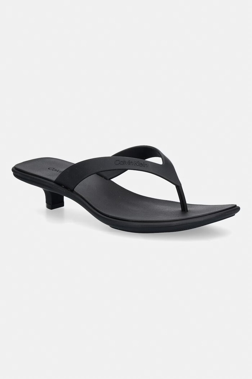 Calvin Klein šľapky dámske FLIP FLOP KITTEN HEEL THONG TPU