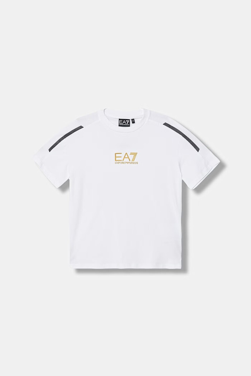 EA7 Emporio Armani tričko detské bavlnené s elastanom