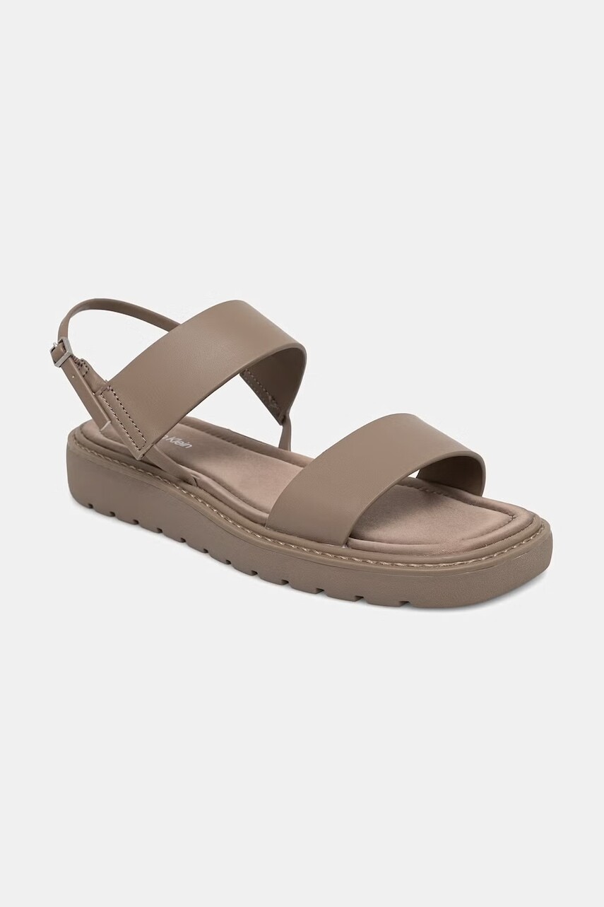 Calvin Klein sandále dámske SQ MOLDED SANDAL SLIN LTH