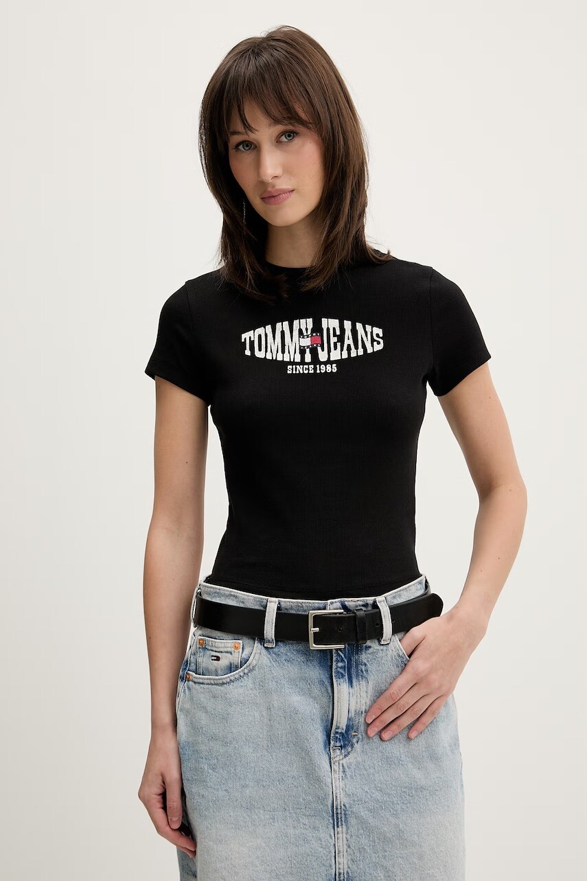 Tommy Jeans tričko dámske s bavlnou