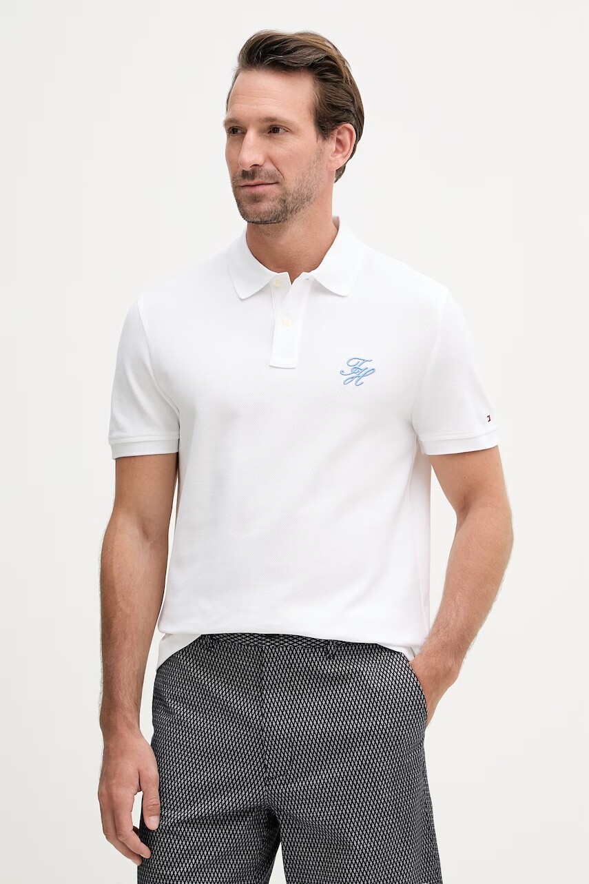 Tommy Hilfiger polo tričko pánske bavlnené SUMMER