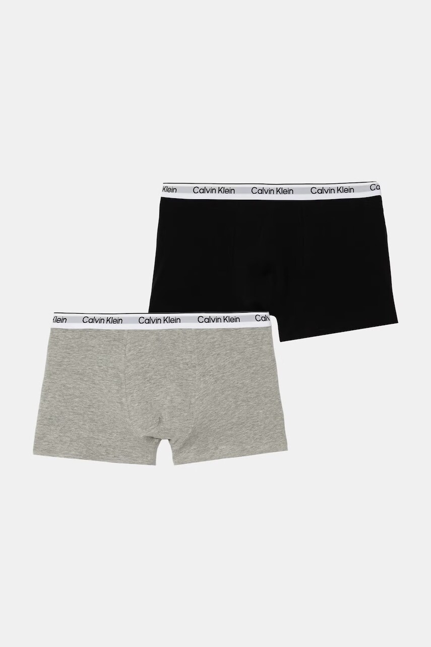Calvin Klein Underwear priliehavé boxerky detské bavlnené s elastanom 2-pack