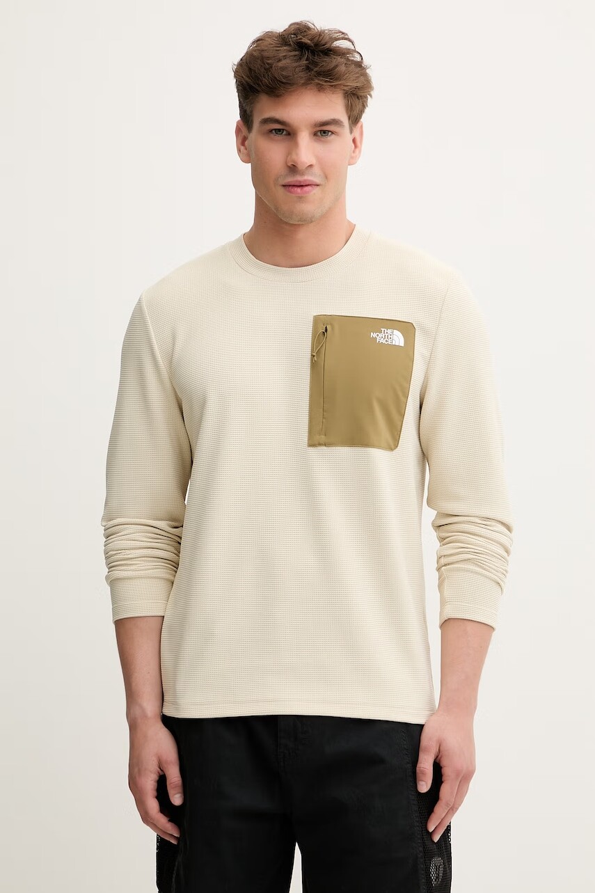 The North Face tričko s dlhým rukávom pánske KECHA
