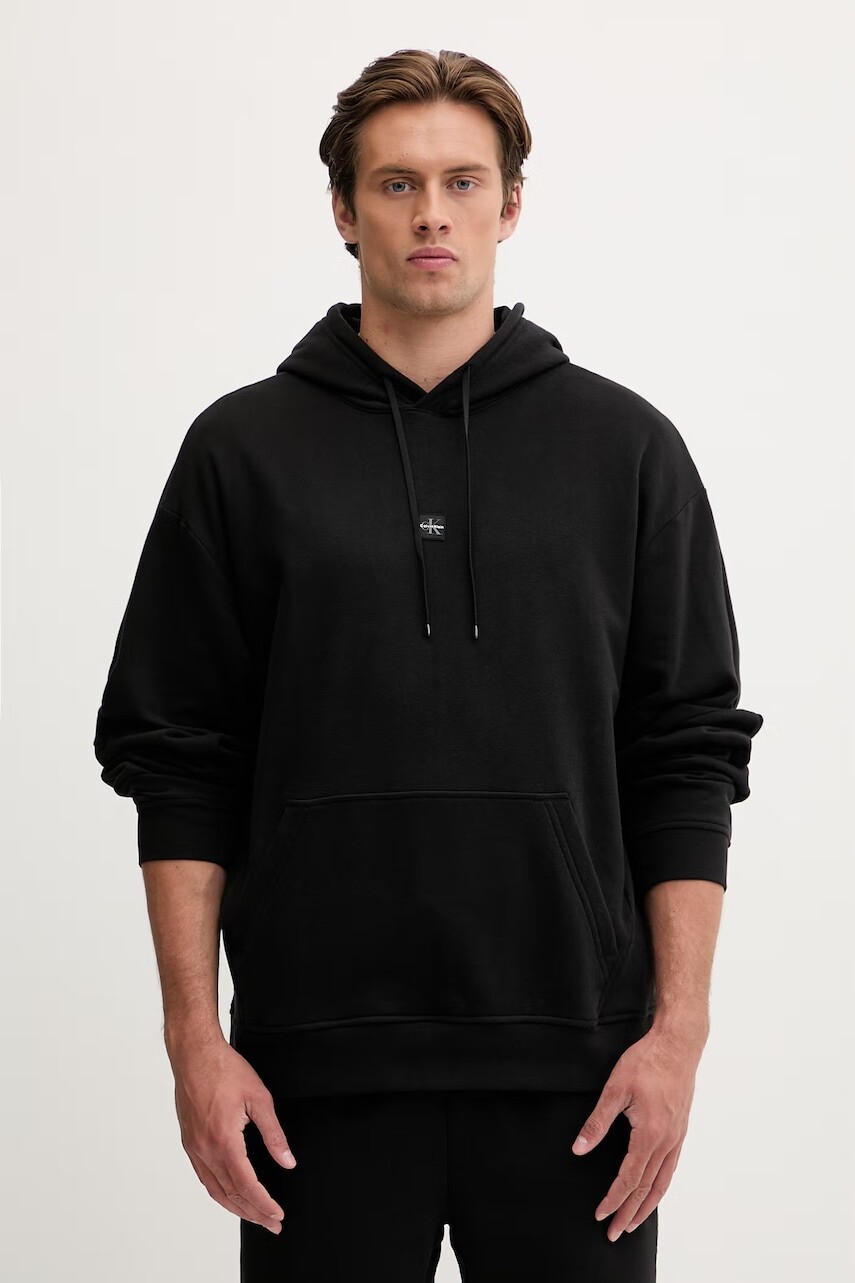 Calvin Klein Performance mikina s kapucňou pánska s bavlnou