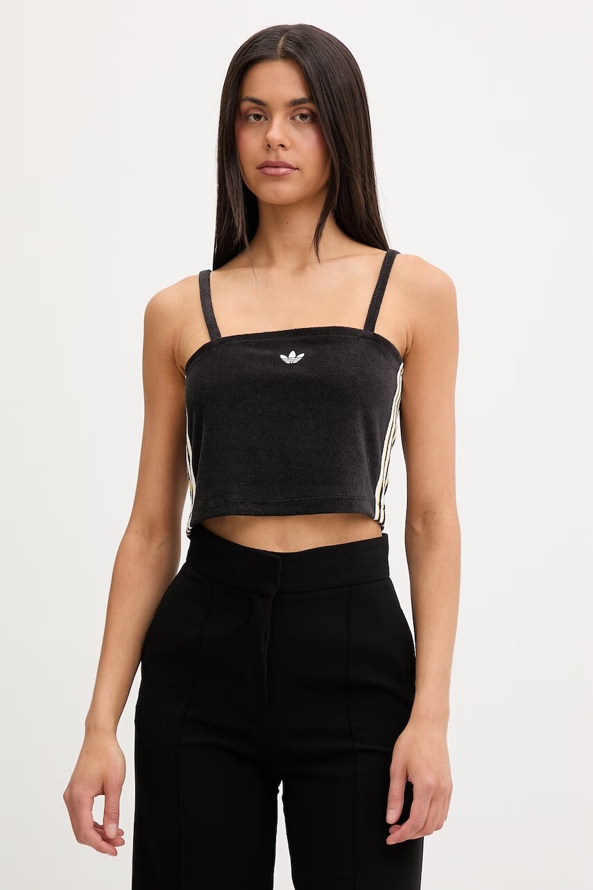 adidas Originals crop top dámsky s bavlnou