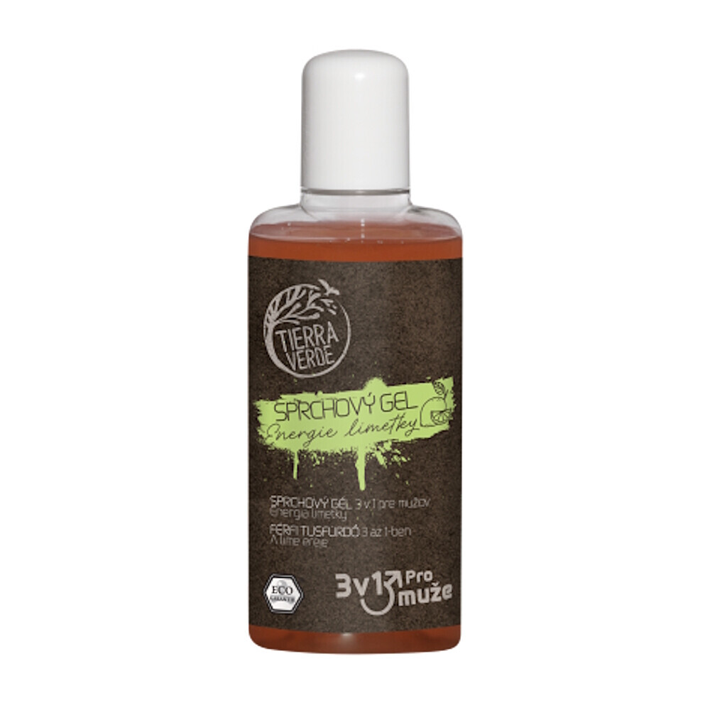 TIERRA VERDE Pánsky sprchový gél 3 v 1 Energia limetky 110 ml