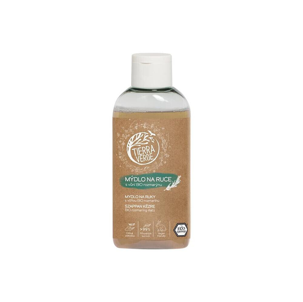 TIERRA VERDE Tekuté mydlo na ruky Rozmarín BIO 100ml