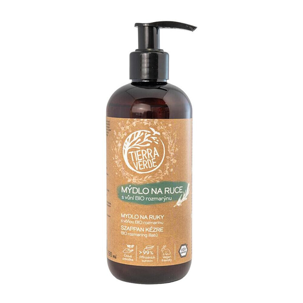 TIERRA VERDE Tekuté mydlo na ruky Rozmarín BIO 290 ml