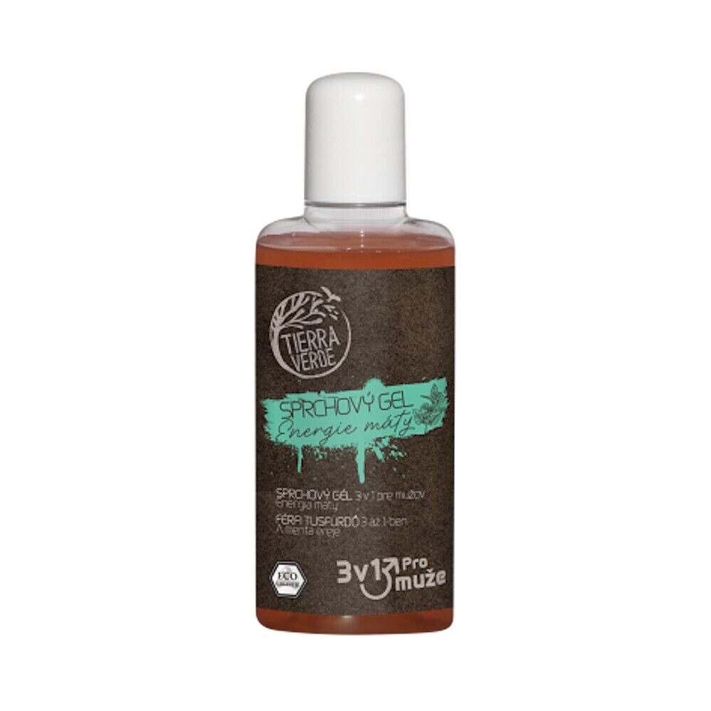 TIERRA VERDE Pánsky sprchový gél 3 v 1 Energia mäty 110 ml