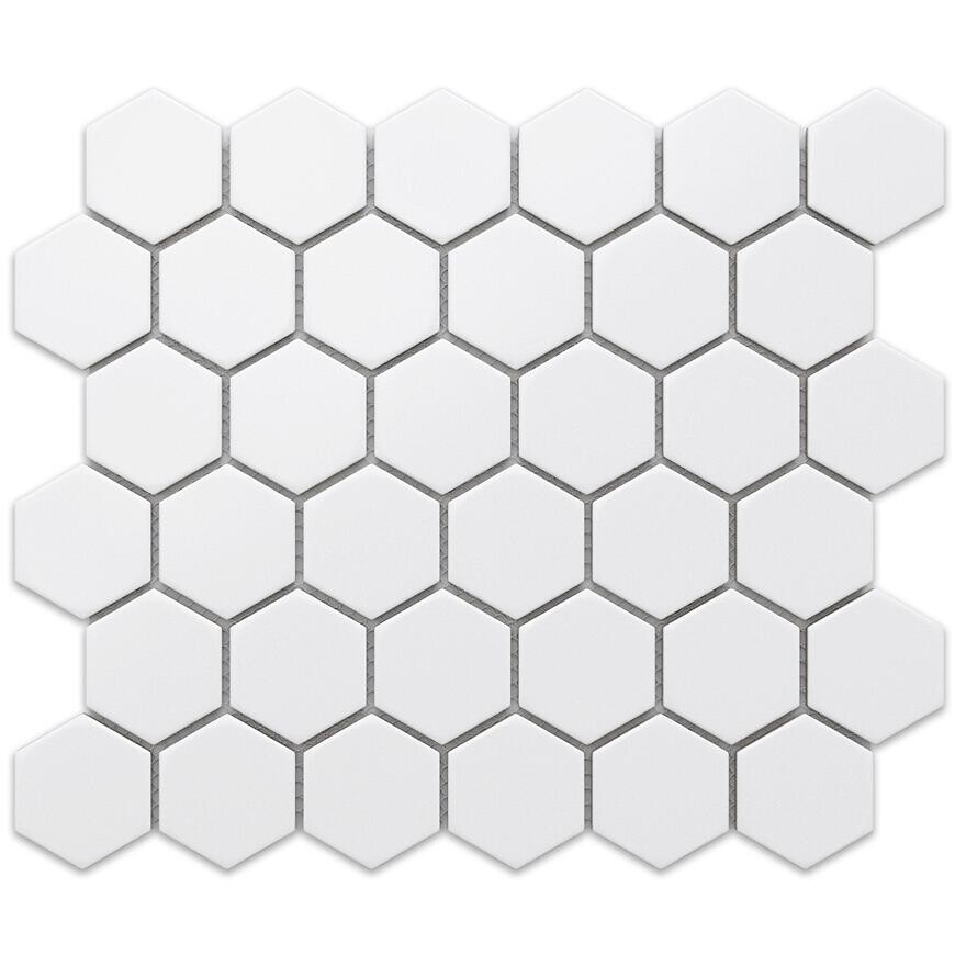 Mozaika hexagon White Mat Big 27,7/32,3
