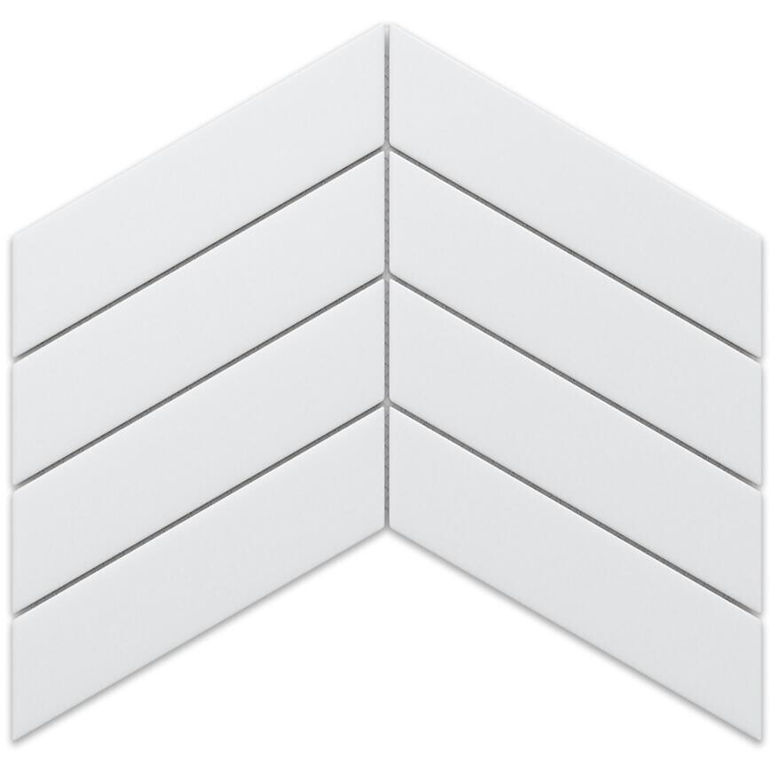 Mozaika Big Chevron White 21,5/31,6