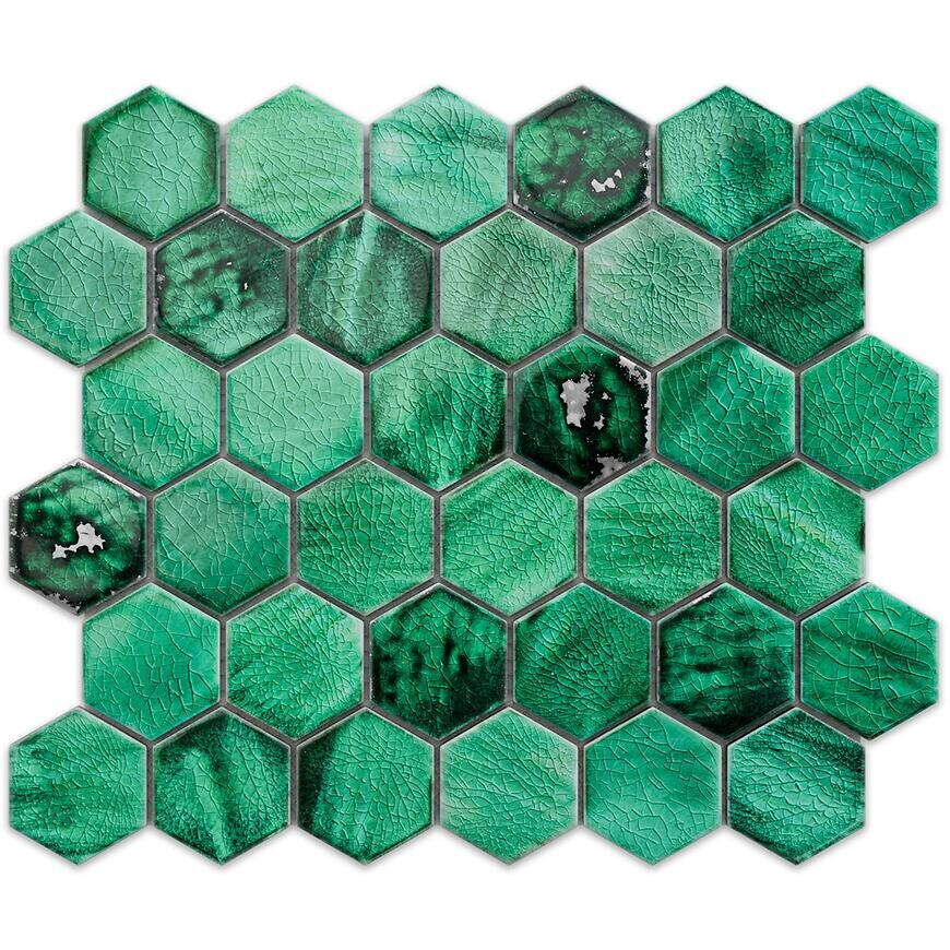 Mozaika hexagon Mykonos Green 27/31,2