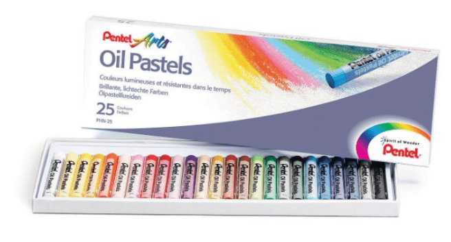 Olejové pastely PENTEL SET25