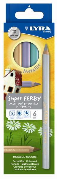 Metalické farbičky LYRA Germany SET6