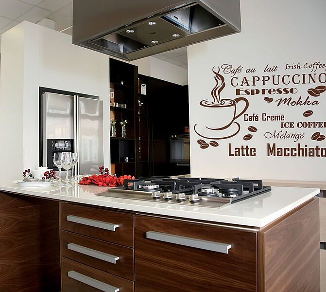 Šablóna na stenu Home Design BRICO XXL - Café