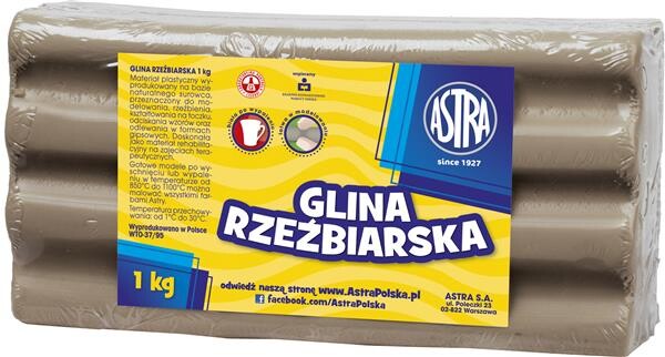 Modelárska hlina ASTRA - 1 kg