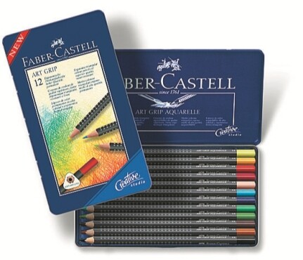 Pastelky Art Grip set 12 farebné - plech