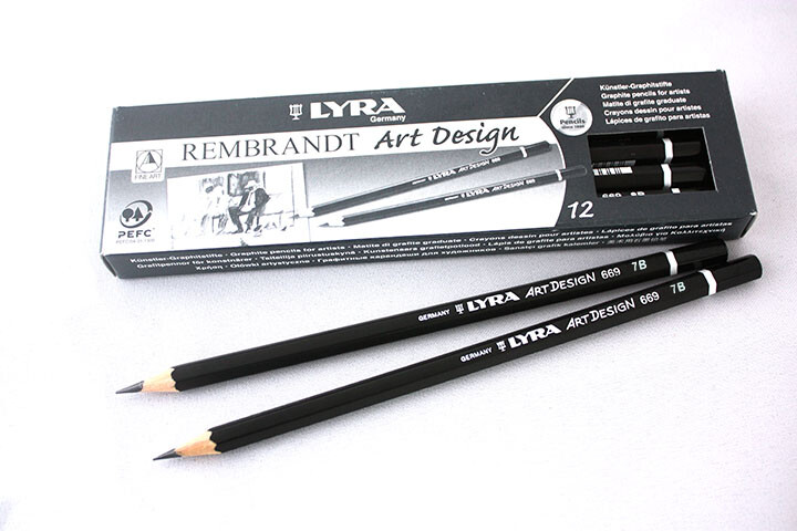 Grafitové ceruzky LYRA REMBRANDT Art Design SET12 / 7B