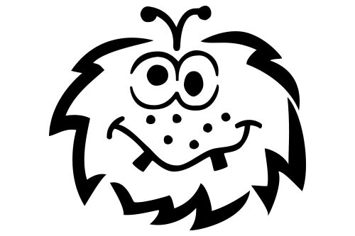 Dizajnová šablóna pre deti C. Kreul - Monster