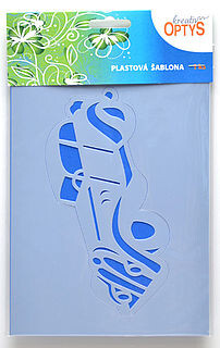 Plastová šablóna. 20x15cm - auto
