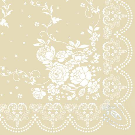 Servítky na DEKUPÁŽ - Doily - 1ks
