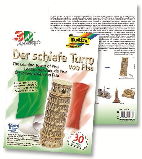 3D-Model Šikmá veža v Pise 30 dielov