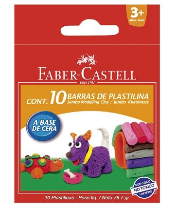 Modelovacia hmota Faber-Castell / 10 dielna sada