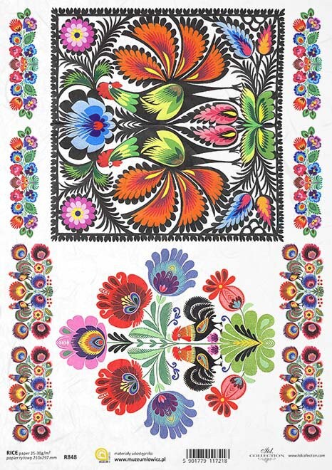 Ryžový papier A4 ITD - Folklór