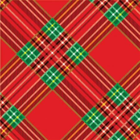 Servítky na DEKUPÁŽ - Tartan - 1ks
