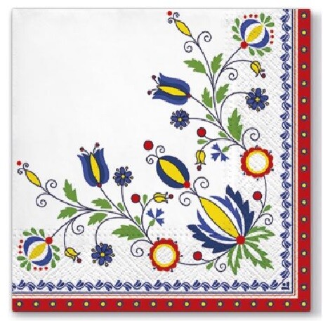 Servítky na DEKUPÁŽ - Kashubian Design - 1 ks