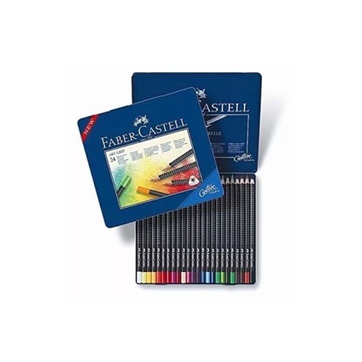 Pastelky Art Grip Set 24 farebné - plech