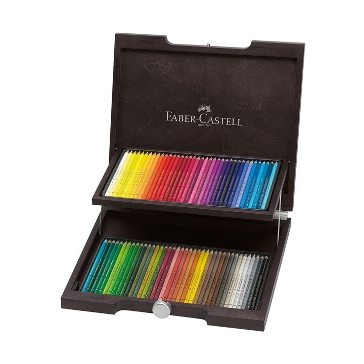 Pastelky Polychromos set 72 ks v drevenej kazete