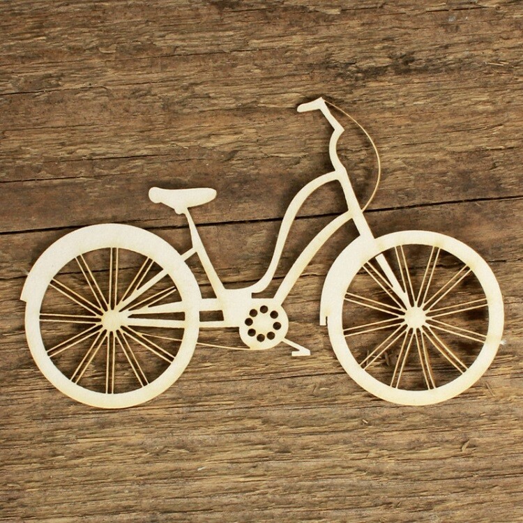 Drevený dekoračný bicykel – ornament