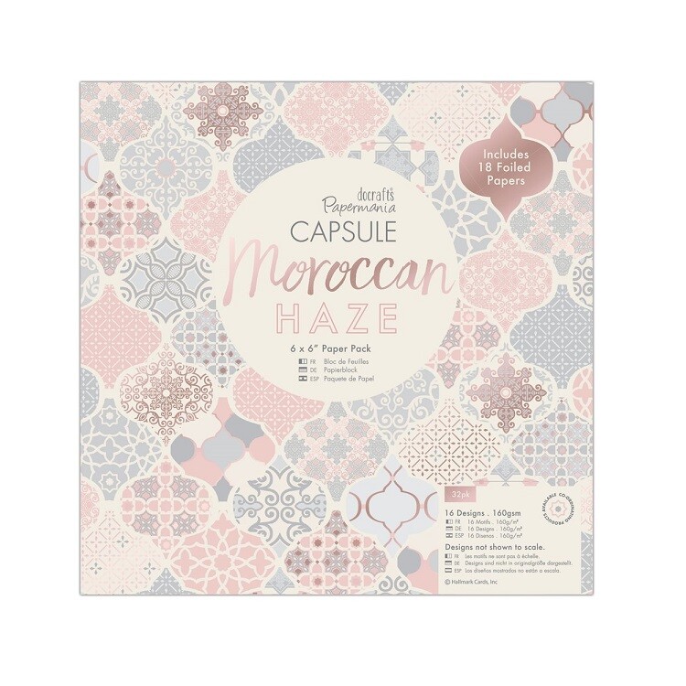 Sada dekoračných papierov Moroccan Haze / 32 listov