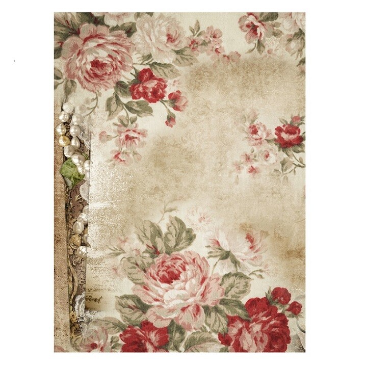 Ryžový papier Cadence A3 – Old Flowers