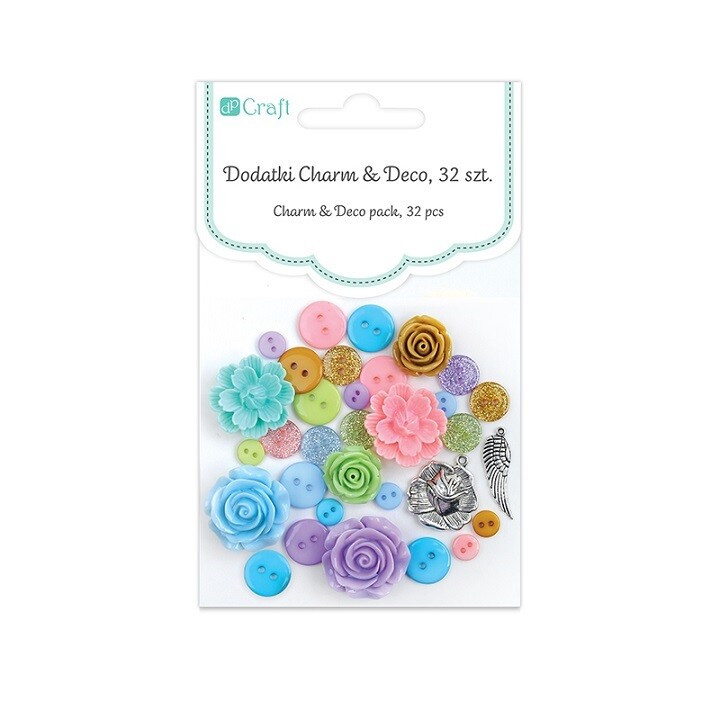 Dekoračné doplnky Charm & Deco So Pastel / 32 dielna sada