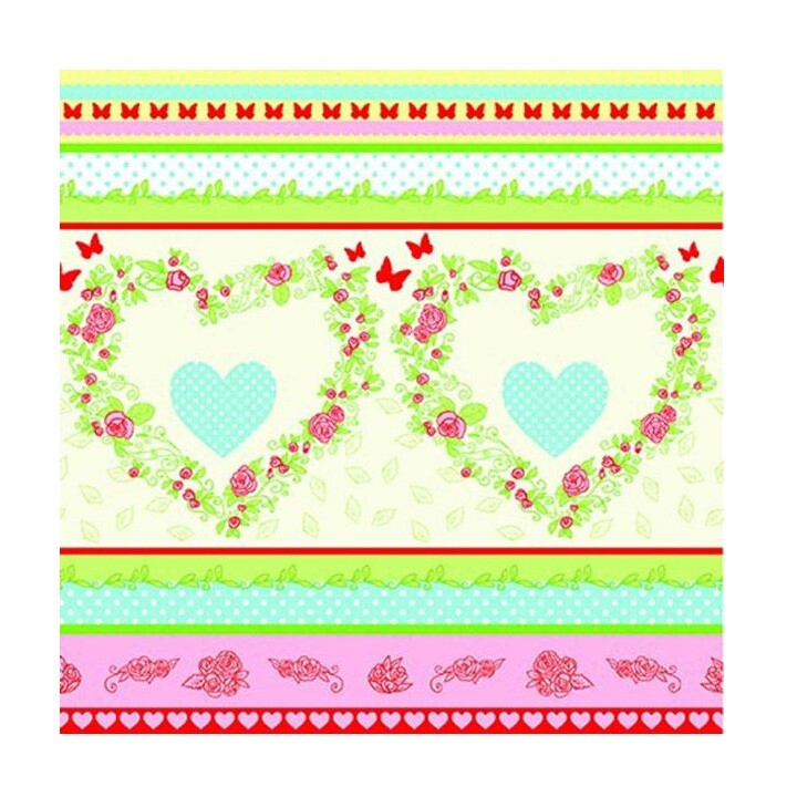 Servítky na dekupáž – Romantic Vintage – 1 ks