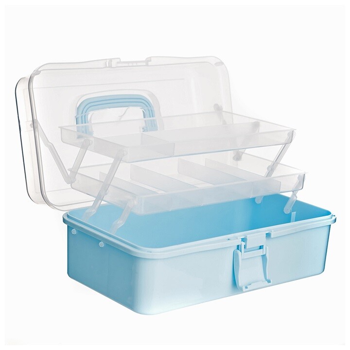 Plastový organizér na kreatívne komponenty 31.5 x 17 x 14.5 cm
