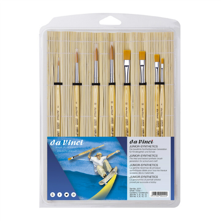 Sada štetcov da Vinci JUNIOR 5371 pre školy a hobby - 8 ks